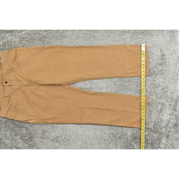Dickies Men's Brown Cotton Straight Jeans 36x32 Baggy Work Carpenter Y2K - Picture 5 of 8